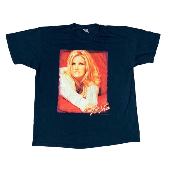 Trisha Yearwood Other - Vintage Trisha Yearwood 2002 Concert Tour T-Shirt Black Graphic Tee XL